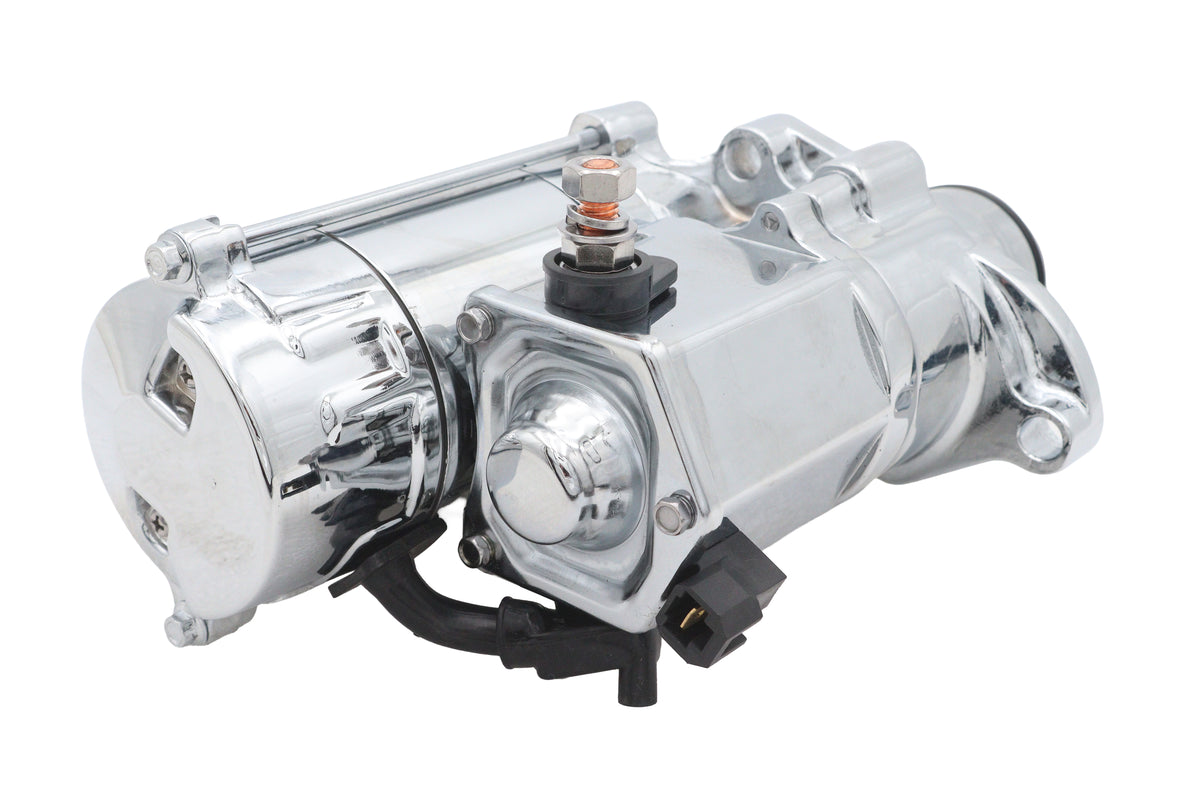 HARLEY Ultima Thunder Fire Anlassermotor 1,75 KW Chrom Passend für 2006-2017 FXD, 2007-2017 FXST, 2007-