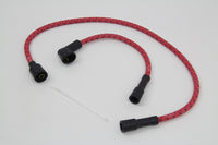 ハーレー スーマックス レッド（ブラックトレーサー入り）7mm スパークプラグワイヤーセット 1980-1998年式 FLT、1980-1998年式 FLT、19
