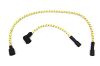 HARLEY Sumax gelb mit schwarz & rot Tracer 7mm Zündkabel-Set passend für 1980-1998 FLT, 1980-1998
