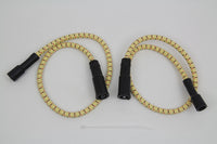 HARLEY Sumax Gelb mit Schwarz & Rot Tracer 7mm Zündkabel-Set Passend für 1999-2008 FLT, mit EFI