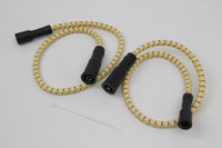 HARLEY Sumax Gelb mit Schwarz & Rot Tracer 7mm Zündkabel-Set Passend für 1999-2008 FLT, mit EFI