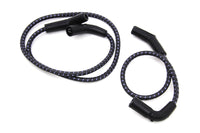 HARLEY Sumax Schwarz mit blauem Tracer 7mm Zündkerzenkabelsatz passend für 2009–2016 FLT,