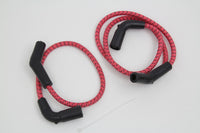HARLEY Sumax Rot mit schwarzem Tracer 7mm Zündkerzenkabel-Set passend für 2009-2016 FLT,