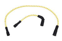 HARLEY Sumax gelb mit schwarzem und rotem Tracer 7mm Zündkerzenkabel-Set, passend für 1999-2006 FLT, mit Vergaser
