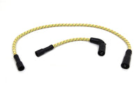 HARLEY Sumax gelb mit schwarzem und rotem Tracer 7mm Zündkerzenkabel-Set, passend für 1999-2006 FLT, mit Vergaser