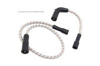 HARLEY Sumax Grey mit braunem Tracer 7mm Zündkabel-Set, passend für 1999-2006 FLT, mit Vergaser 2007