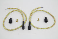 HARLEY Sumax Gelb mit Schwarz & Rot Tracer 7mm Zündkabel-Set Passt 0-  Custom, Anwendung
