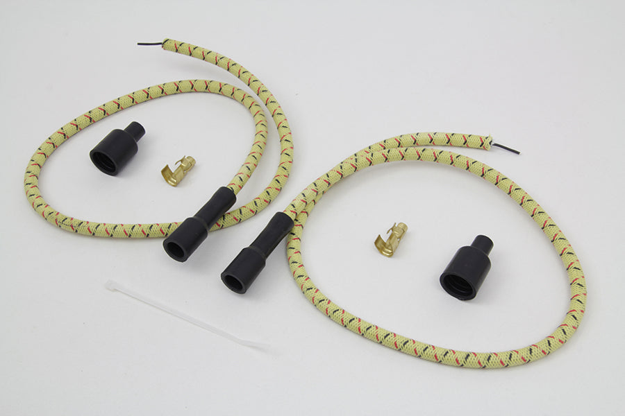 HARLEY Sumax Gelb mit Schwarz & Rot Tracer 7mm Zündkabel-Set Passt 0-  Custom, Anwendung