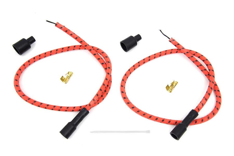 HARLEY Sumax Orange mit Black Tracer 7mm Zündkabel-Set, passend für 0- Custom, Anwendung