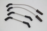 HARLEY Sumax Grau mit braunem Tracer 7mm Zündkabel-Set, passend für 2018-UP FXST, 2018-UP FLST,