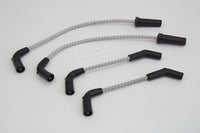 HARLEY Sumax Grau mit braunem Tracer 7mm Zündkabel-Set, passend für 2018-UP FXST, 2018-UP FLST,