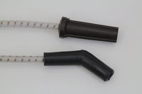 HARLEY Sumax Grau mit braunem Tracer 7mm Zündkabel-Set, passend für 2018-UP FXST, 2018-UP FLST,