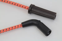 HARLEY Sumax Orange mit schwarzen Markierungen 7mm Zündkerzenkabel-Set passend für 2018-UP FXST, 2018-UP FLST,