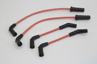 HARLEY Sumax Orange mit schwarzen Markierungen 7mm Zündkerzenkabel-Set passend für 2018-UP FXST, 2018-UP FLST,