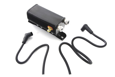 HARLEY Schwarze 12-Volt-Zündspule passend für 1948-1960 FL,