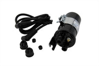 HARLEY Schwarze runde 6 Volt Zündspule Passend für 1936-1960 EL, 1948-1965 FL,