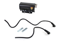 HARLEY Schwarze 6-Volt-Zündspule 5 Ohm Passend für 1930-1940 EL, 1930-1934 VL, 1938-1947 UL, 1941-1