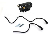 HARLEY Schwarze 6-Volt-Zündspule 5 Ohm Passend für 1930-1940 EL, 1930-1934 VL, 1938-1947 UL, 1941-1