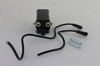 HARLEY Schwarze 6-Volt-Zündspule 5 Ohm Passend für 1930-1940 EL, 1930-1934 VL, 1938-1947 UL, 1941-1