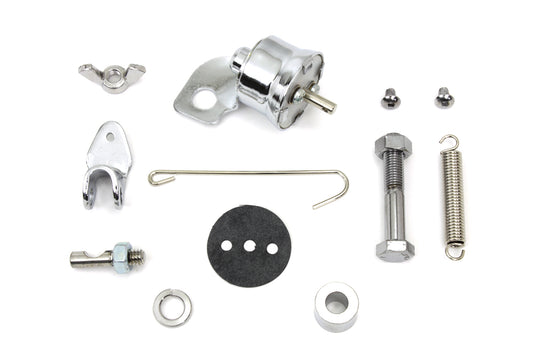 HARLEY Chrom Zugbremsschalter-Kit Passend für 1939-1940 EL, 1939-1948 UL, 1941-1957 FL,