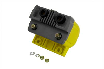 HARLEY Yellow Super Coil for Points Ignition fits 1965-1979 FL,  1971-1979 FX,  1971-1979 XL,