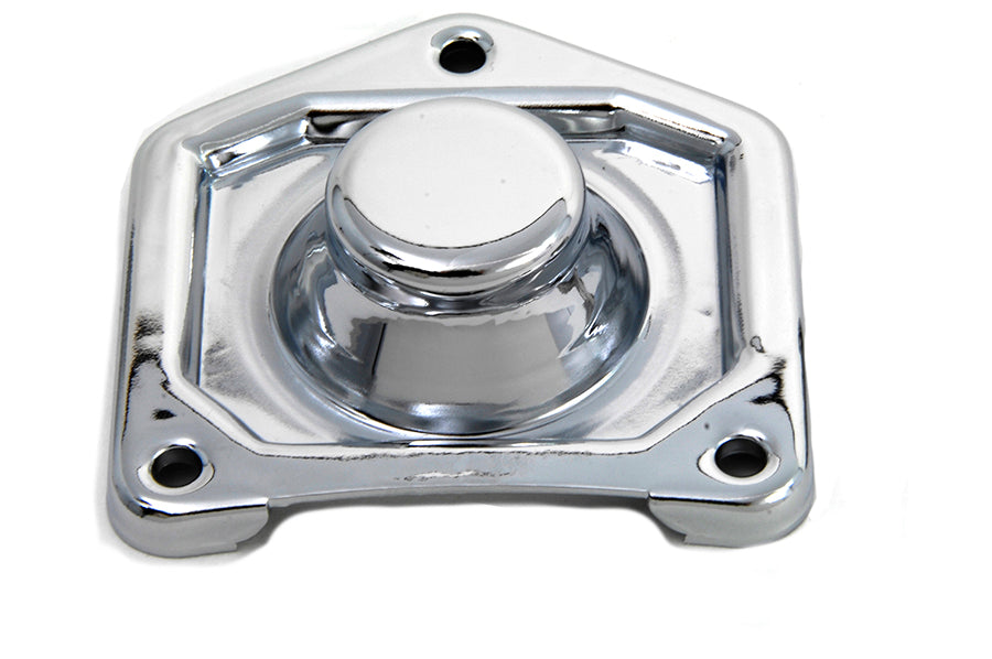 HARLEY Chrom Starter Solenoidplatte Passend für 1991-2017 FXST, 1991-2017 FLST, 1990-2017 FXD, 1994-