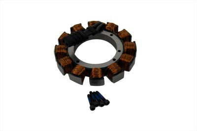 HARLEY Lichtmaschinen-Stator ungeformt 32 Ampere mit Stecker passend für 1989-1999 FXST, 1989-1994 FLT, 1989-1994