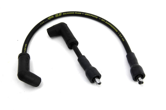 HARLEY Accel Black 8.8mm Zündkabelsatz Passend für 1978-1984 FL, 1978-1984 FLH, Spät 1978 1978-1984