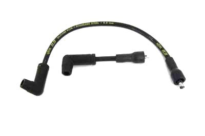 HARLEY Accel Schwarz 8.8mm Zündkerzenkabelsatz Passend für 1965-1978 FL, 1965-1978 FLH, 1971-1978 FX, 1