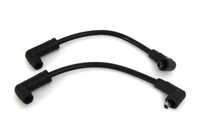 HARLEY Accel schwarzes 8,8 mm Zündkerzenkabelset passend für 1982-1989 FXR, 1982-1989 FXRS, 1982-1989 FXRT,