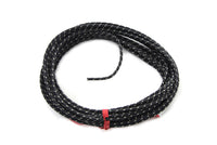 HARLEY Schwarz 25' Stoffummanteltes Kabel Passt 0- Alle, Modelle 1948-1964 FL,