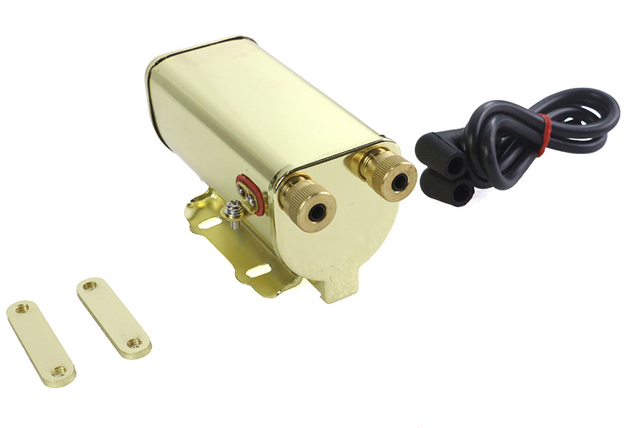 HARLEY Brass Plated 12 Volt Ignition Coil Fits 1930-1940 EL,   1930-1934 VL,   1938-1947 UL,   1941-