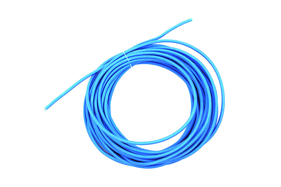 HARLEY Reines Blau 25' Geflochtenes Kabel Passt 0-  Zoll, Anwendung