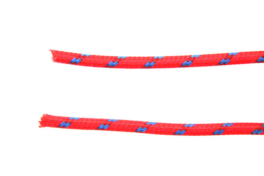 HARLEY Red with Blue Dot 25' Braided Wire fits 0-  Custom, application
