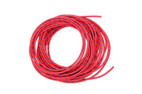 HARLEY Red with Blue Dot 25' Braided Wire fits 0-  Custom, application