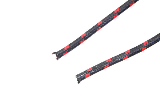 HARLEY Black with Red Dot 25' Braided Wire Fits 0-  Custom, application