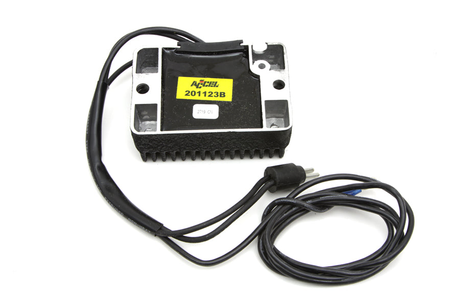 HARLEY Accel Spannungsregler Schwarz 22 Ampere Passend für 1991-1991 XL, 1992-1993 XL,