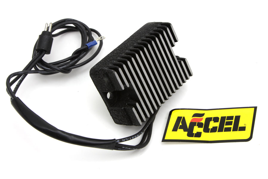 HARLEY Accel Spannungsregler Schwarz 22 Ampere Passend für 1991-1991 XL, 1992-1993 XL,