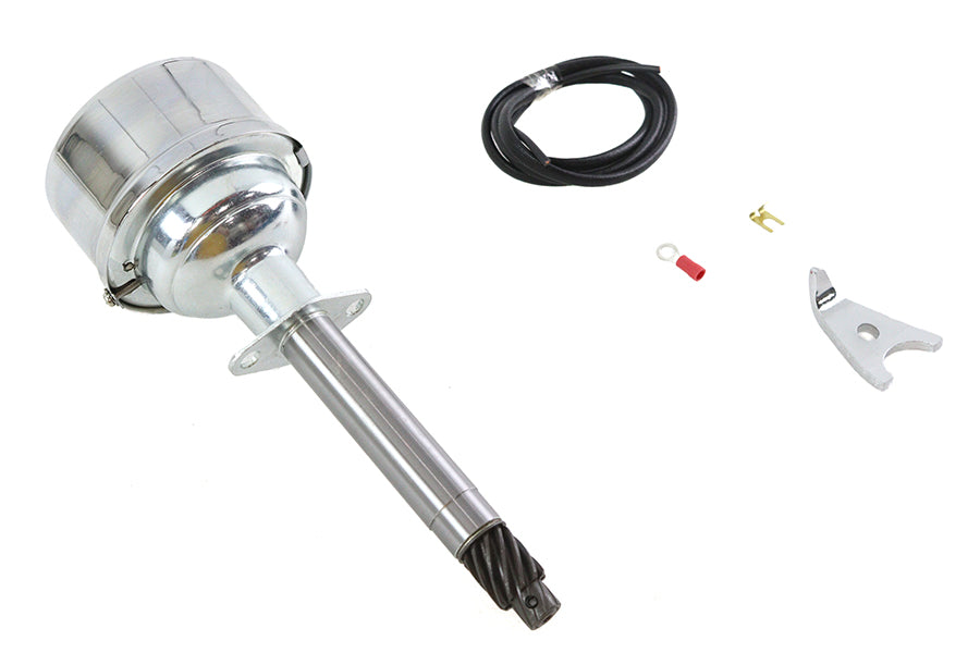 HARLEY V-Fire Overhead Valve Auto Advance Verteiler, verzinkt, passend für 1936-1940 EL, 1941-1965 FL,
