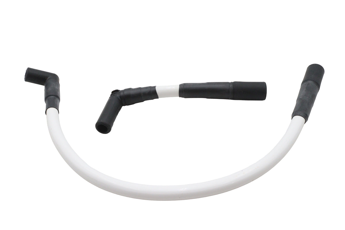HARLEY Ultima 8mm Hochleistungs-Zündleitungssatz Weiß Passend für 1999-2017 FXST, 1999-2017 FLST,