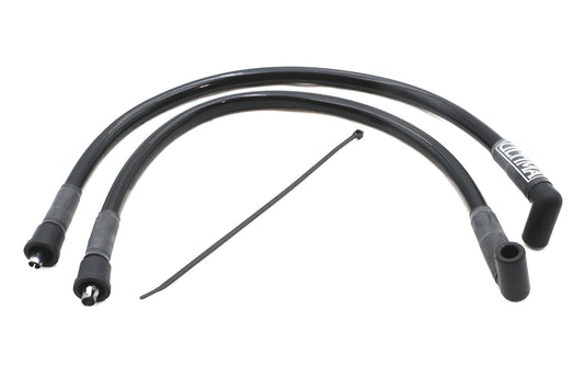 HARLEY Ultima 8mm FLH Spark Plug Wire Set Black Fits FLH 1985-1998,