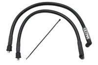 HARLEY Ultima 8mm FLH Zündkerzenkabel-Set Schwarz Passend für 1985-1998 FLH,