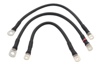HARLEY Ultima Premium Batteriekabelsatz schwarz passend für 1980–1988 FLT, 1980–1988 FLT