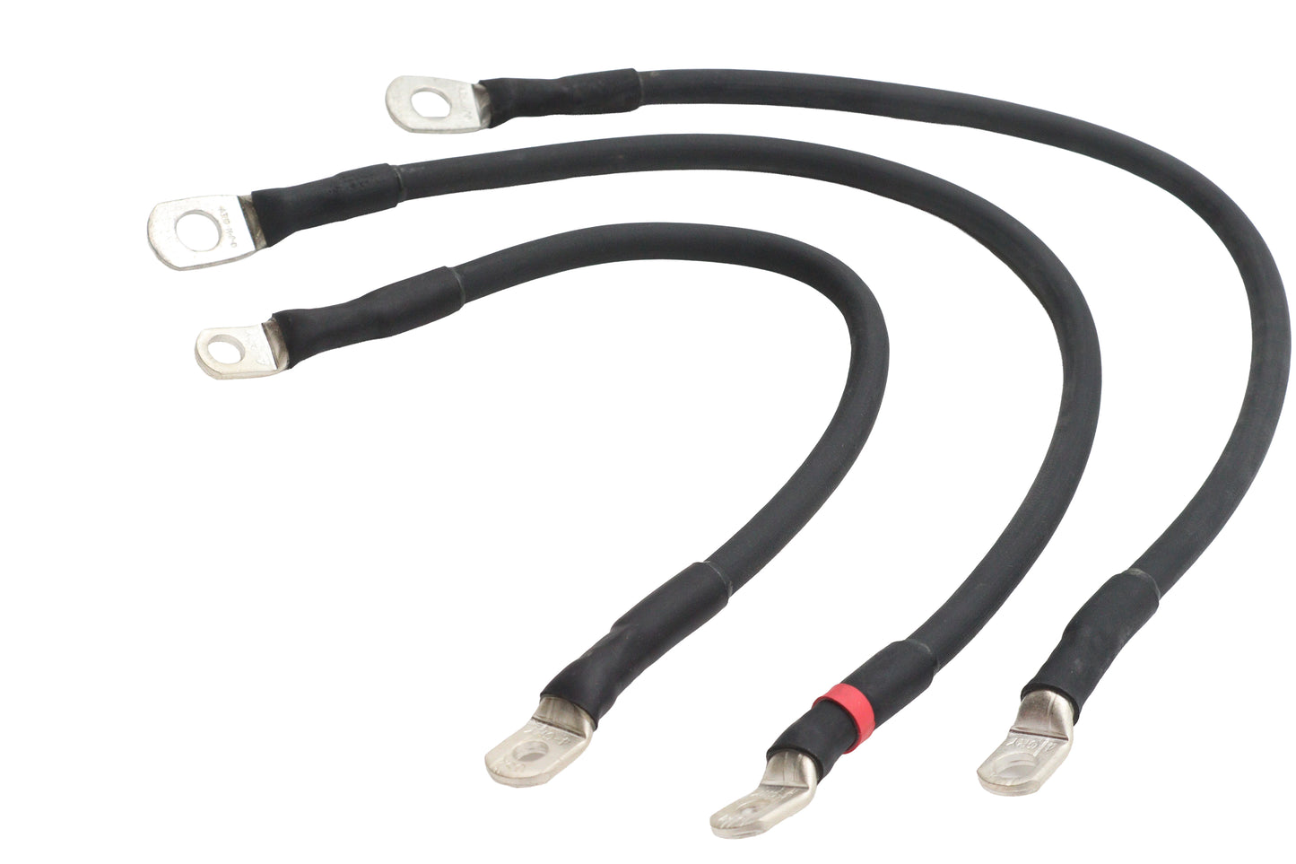HARLEY Ultima Premium Batteriekabelsatz schwarz passend für 1980–1988 FLT, 1980–1988 FLT
