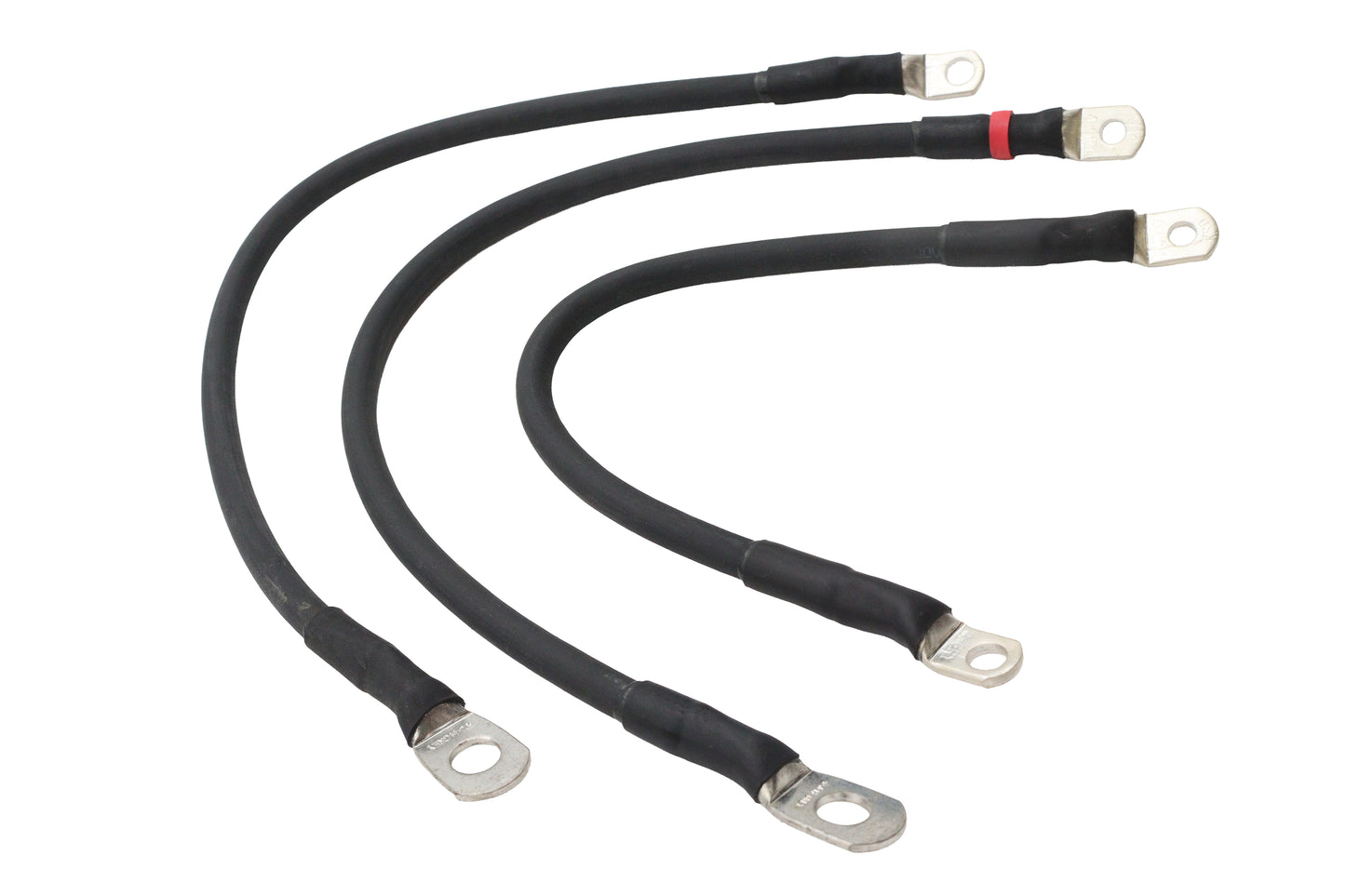 HARLEY Ultima Premium Batteriekabelsatz schwarz passend für 1980–1988 FLT, 1980–1988 FLT