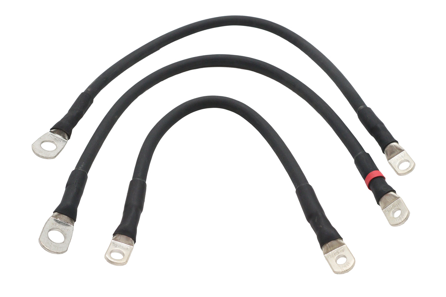 HARLEY Ultima Premium Batteriekabelsatz schwarz passend für 1984-1988 FLST, 1984-1988 FXST,