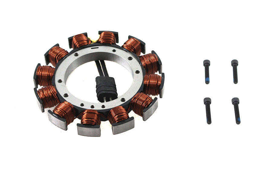 HARLEY Accel nicht vergossener 17,8-Ampere-Lichtmaschinenstator Passt für 1976-1980 FL, 1976-1980 FX,
