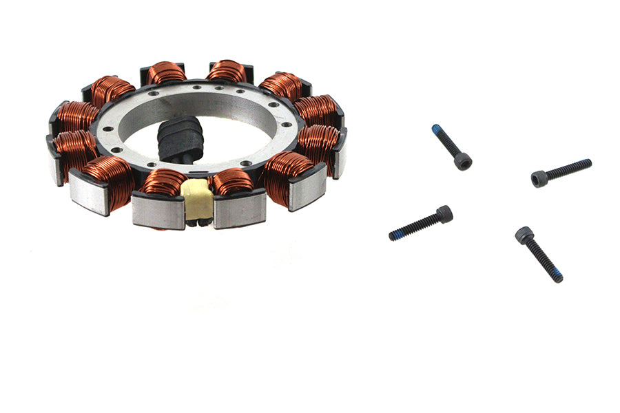 HARLEY Accel nicht vergossener 17,8-Ampere-Lichtmaschinenstator Passt für 1976-1980 FL, 1976-1980 FX,