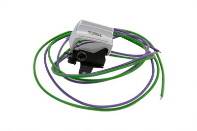HARLEY Chrom Lenkerschalter Blinker links Passend für 1982-1984 FL, 1982-1984 FX, 1982-1994 FXR,