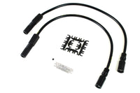 HARLEY Accel 8mm S/S Spiral Core Zündleitungssatz schwarz passend für 2004-2006 XL, 1999-2008 FLT,